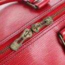 LOUIS VUITTON Epi Keepall 50 Boston Bag Red M42967 LV Auth ep16212A-22