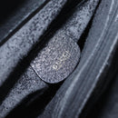 GUCCI Bamboo Hand Bag Leather Black Gold 002 1186 0260 Auth ep16218-19
