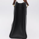 GUCCI Bamboo Hand Bag Leather Black Gold 002 1186 0260 Auth ep16218-5