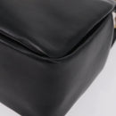 GUCCI Bamboo Hand Bag Leather Black Gold 000 2865 0575 Auth ep16220-11