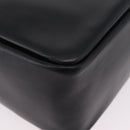 GUCCI Bamboo Hand Bag Leather Black Gold 000 2865 0575 Auth ep16220-12