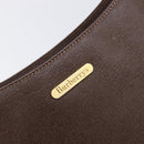 Burberrys Shoulder Bag Leather Brown Gold Auth ep16223-17