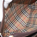 Burberrys Shoulder Bag Leather Brown Gold Auth ep16223-12