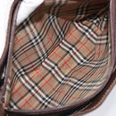 Burberrys Shoulder Bag Leather Brown Gold Auth ep16223-23