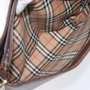 Burberrys Shoulder Bag Leather Brown Gold Auth ep16223-24