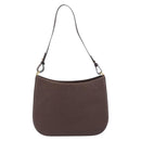 Burberrys Shoulder Bag Leather Brown Gold Auth ep16223-2