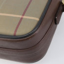 Burberrys Nova Check Shoulder Bag Canvas Beige Gold Auth ep16224-15