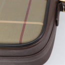 Burberrys Nova Check Shoulder Bag Canvas Beige Gold Auth ep16224-17