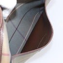 Burberrys Nova Check Shoulder Bag Canvas Beige Gold Auth ep16224-25
