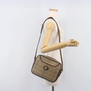 Burberrys Nova Check Shoulder Bag Canvas Beige Gold Auth ep16224-26