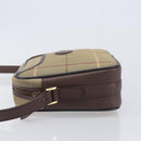 Burberrys Nova Check Shoulder Bag Canvas Beige Gold Auth ep16224-4