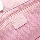 Christian Dior Lady Dior Hand Bag Leather Pink Silver Auth ep16226-20