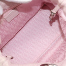 Christian Dior Lady Dior Hand Bag Leather Pink Silver Auth ep16226-11