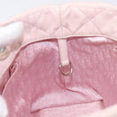 Christian Dior Lady Dior Hand Bag Leather Pink Silver Auth ep16226-22