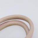 Christian Dior Lady Dior Hand Bag Leather Pink Silver Auth ep16226-8