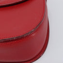 GUCCI Bamboo Hand Bag Leather Red Gold 000 1227 0633 Auth ep16228A-9