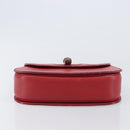 GUCCI Bamboo Hand Bag Leather Red Gold 000 1227 0633 Auth ep16228A-5