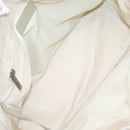 CHANEL New Travel Line Tote Bag Canvas Beige Silver CC Auth ep16230-11