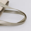 CHANEL New Travel Line Tote Bag Canvas Beige Silver CC Auth ep16230-7
