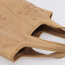 BOTTEGA VENETA INTRECCIATO Hand Bag Leather Beige Auth ep16232-6