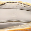 LOUIS VUITTON Monogram Vernis Houston Hand Bag Beige M91004 LV Auth ep16235-10