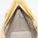 LOUIS VUITTON Monogram Vernis Houston Hand Bag Beige M91004 LV Auth ep16235-18