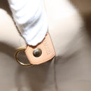 LOUIS VUITTON Monogram Vernis Houston Hand Bag Beige M91004 LV Auth ep16235-12