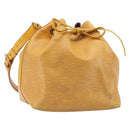 LOUIS VUITTON Epi Petit Noe Shoulder Bag Yellow M44109 LV Auth ep16236-1