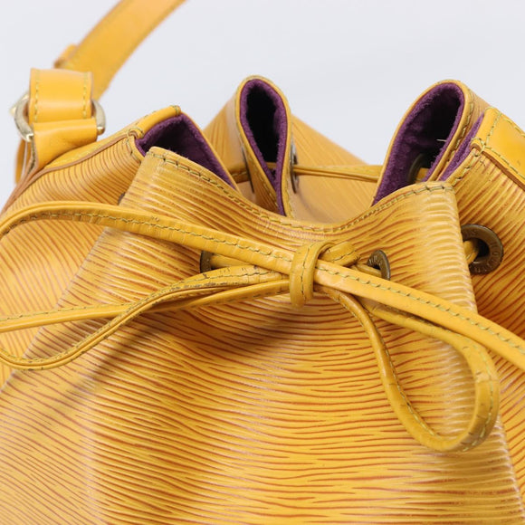 LOUIS VUITTON Epi Petit Noe Shoulder Bag Yellow M44109 LV Auth ep16236