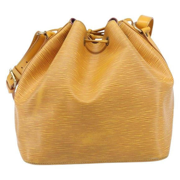 LOUIS VUITTON Epi Petit Noe Shoulder Bag Yellow M44109 LV Auth ep16236