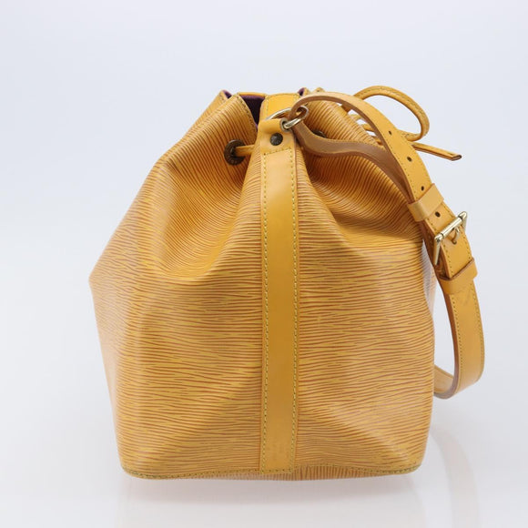 LOUIS VUITTON Epi Petit Noe Shoulder Bag Yellow M44109 LV Auth ep16236