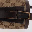 GUCCI GG Canvas Shoulder Bag Beige Silver 106240 Auth ep16240-5