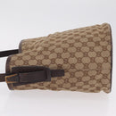 GUCCI GG Canvas Shoulder Bag Beige Silver 106240 Auth ep16240-6