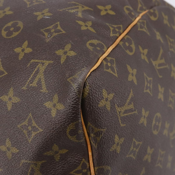 LOUIS VUITTON Monogram Keepall 55 Boston Bag M41424 LV Auth ep16241