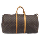 LOUIS VUITTON Monogram Keepall 55 Boston Bag M41424 LV Auth ep16241-13