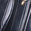 CELINE C Sulky Shoulder Bag Canvas Black Gold Auth ep16244-23