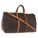LOUIS VUITTON Monogram Keepall Bandouliere 50 Boston Bag M41416 LV Auth ep16245-1