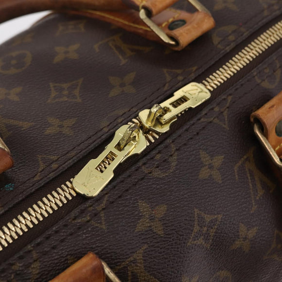 LOUIS VUITTON Monogram Keepall Bandouliere 50 Boston Bag M41416 LV Auth ep16245