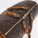 LOUIS VUITTON Monogram Keepall Bandouliere 50 Boston Bag M41416 LV Auth ep16245-14