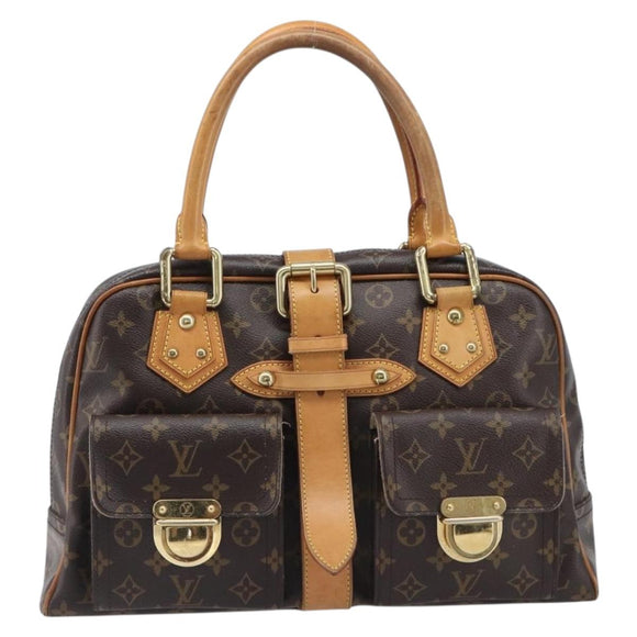LOUIS VUITTON Monogram Manhattan GM Hand Bag M40025 LV Auth ep16246