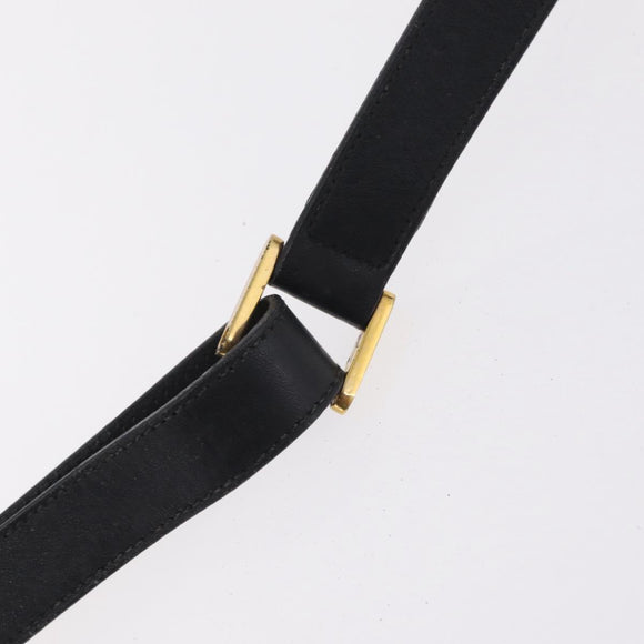 GUCCI Micro GG Supreme Shoulder Bag PVC Black Gold 001 86 0533 Auth ep16249