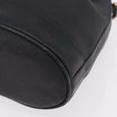 GUCCI Micro GG Supreme Shoulder Bag PVC Black Gold 001 86 0533 Auth ep16249-13