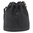 GUCCI Micro GG Supreme Shoulder Bag PVC Black Gold 001 86 0533 Auth ep16249-2