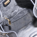 GUCCI Micro GG Supreme Shoulder Bag PVC Black Gold 001 86 0533 Auth ep16249-20