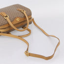 GUCCI Micro GG Supreme Hand Bag PVC 2way Beige Gold 67 02 4422 Auth ep16253-9