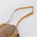 GUCCI Micro GG Supreme Hand Bag PVC 2way Beige Gold 67 02 4422 Auth ep16253-15