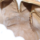 GUCCI Micro GG Supreme Hand Bag PVC 2way Beige Gold 67 02 4422 Auth ep16253-24