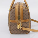 GUCCI Micro GG Supreme Hand Bag PVC 2way Beige Gold 67 02 4422 Auth ep16253-3