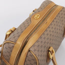 GUCCI Micro GG Supreme Hand Bag PVC 2way Beige Gold 67 02 4422 Auth ep16253-6