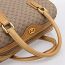 GUCCI Micro GG Supreme Hand Bag PVC 2way Beige Gold 67 02 4422 Auth ep16253-8
